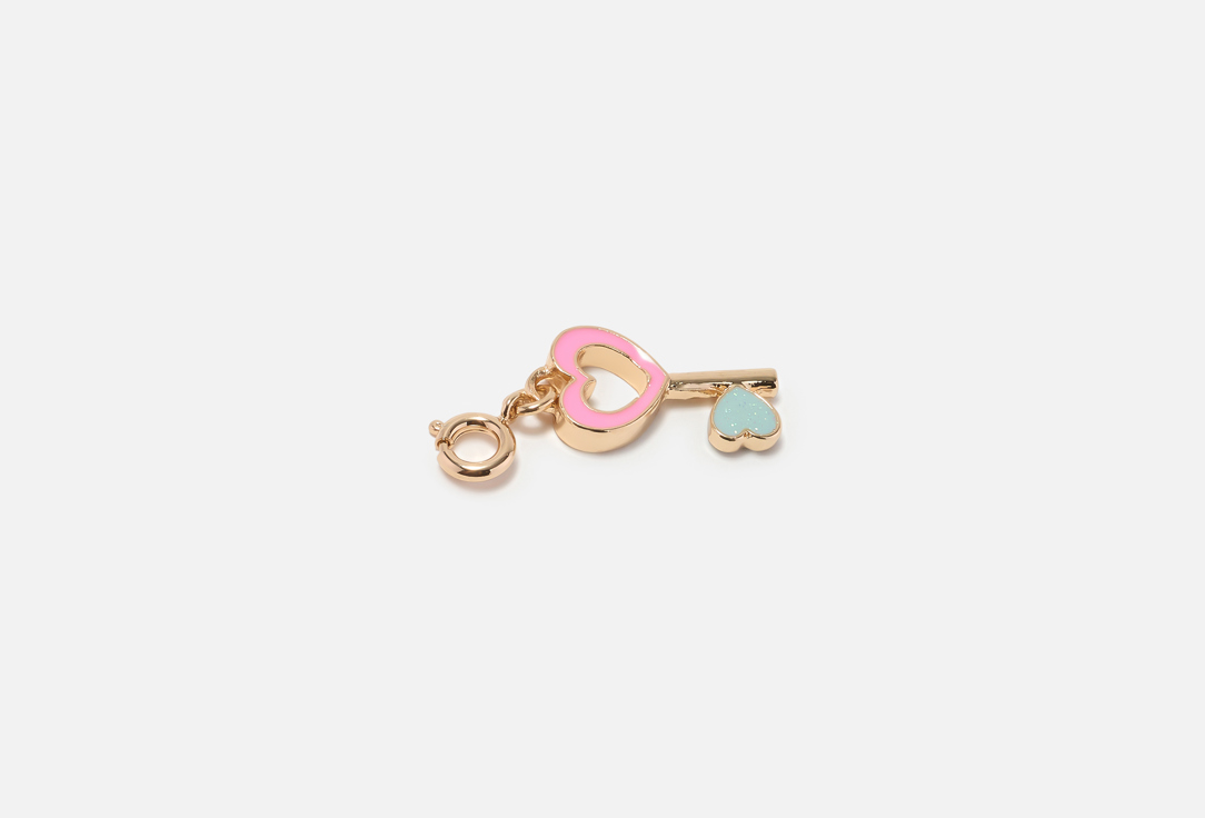 CHARM IT! Charm Gold Heart Key 1 pcs CHARM IT! Charm Gold Heart Key