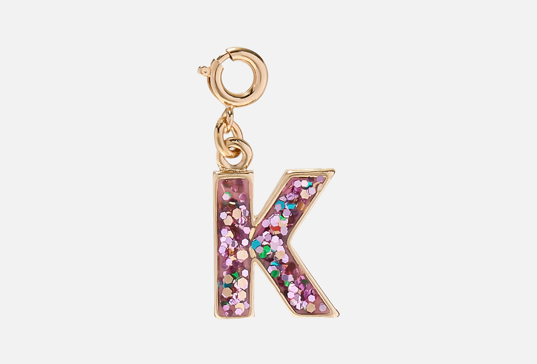 CHARM IT! Charm Gold Glitter Initials - K