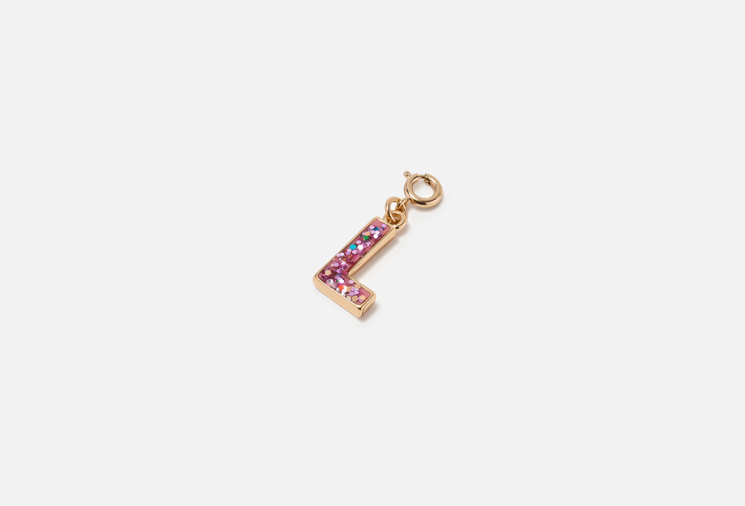 CHARM IT! Charm Gold Glitter Initials - L 1 pcs CHARM IT! Charm Gold Glitter Initials - L