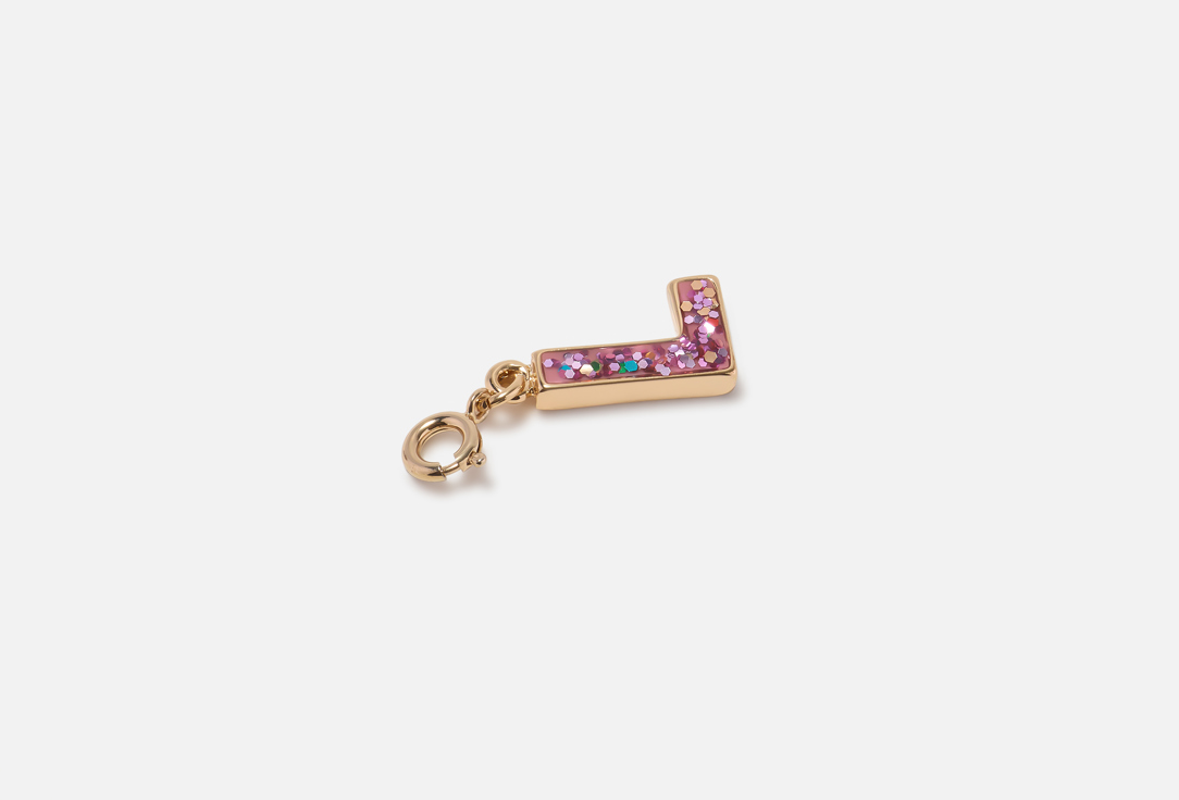 CHARM IT! Charm Gold Glitter Initials - L 1 pcs CHARM IT! Charm Gold Glitter Initials - L