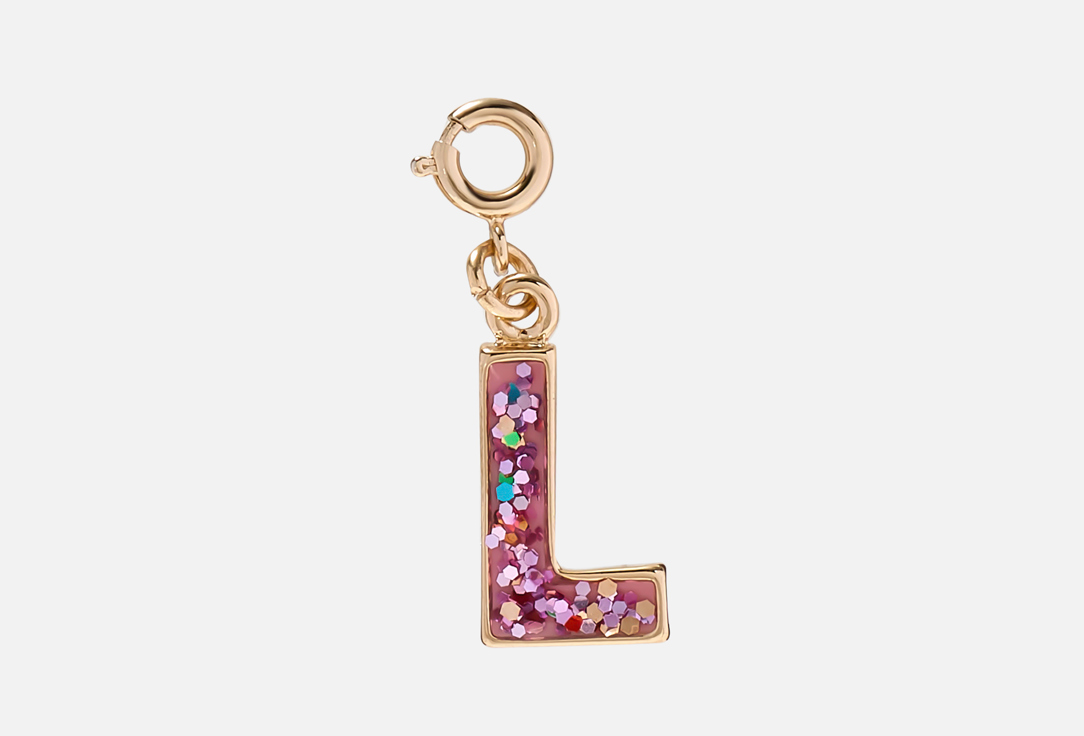 CHARM IT! Charm Gold Glitter Initials - L 1 pcs CHARM IT! Charm Gold Glitter Initials - L