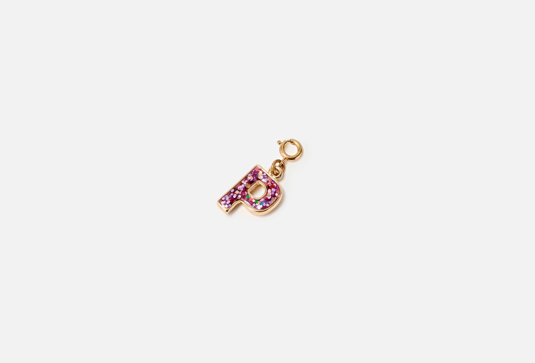 CHARM IT! Charm Gold Glitter Initials - P