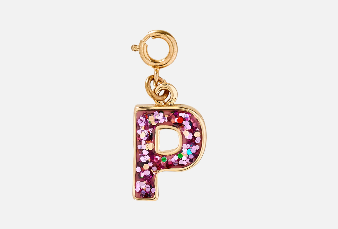 CHARM IT! Charm Gold Glitter Initials - P