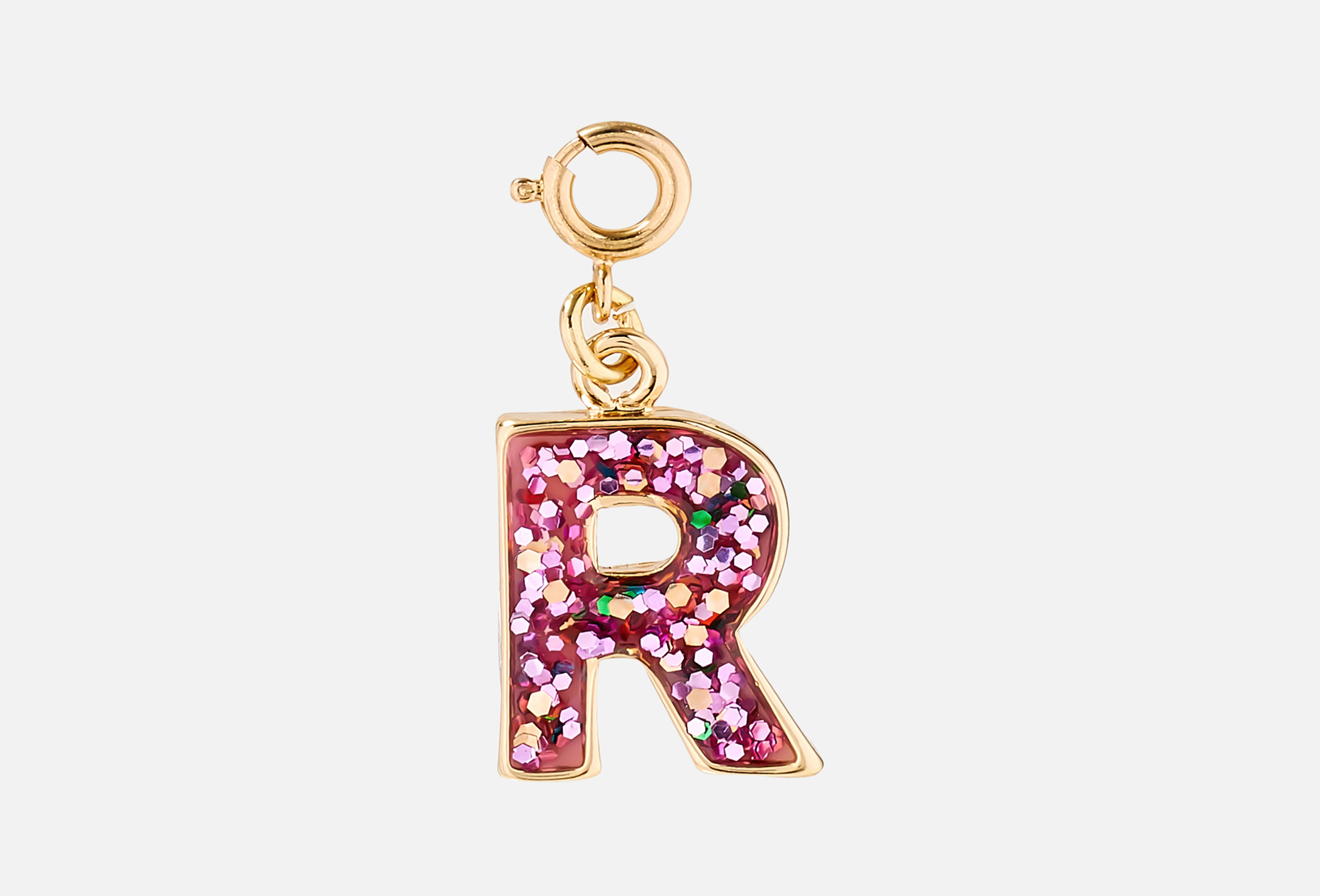 Gold Glitter Initials - R 1