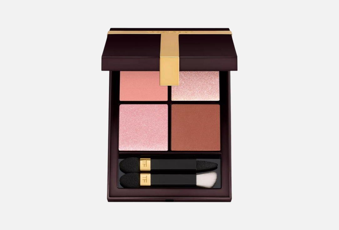 Tom Ford Pressed Eyeshadow Palette Runway Eye Color Quad Poudre 29, Euphoric Rosé 1 pcs Tom Ford Pressed Eyeshadow Palette Runway Eye Color Quad Poudre