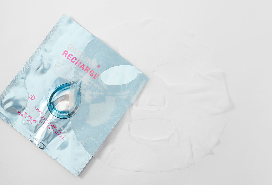DARLING* Soothing face sheet mask Recharge 1 pcs DARLING* Soothing face sheet mask Recharge