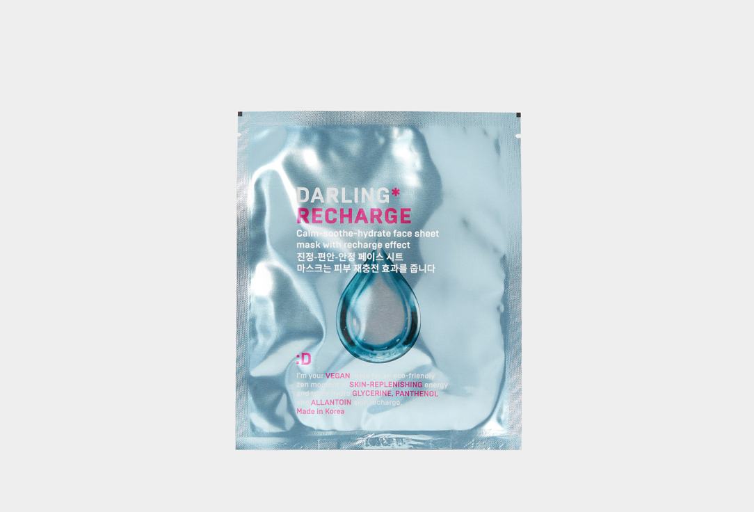 DARLING* Soothing face sheet mask Recharge 1 pcs DARLING* Soothing face sheet mask Recharge