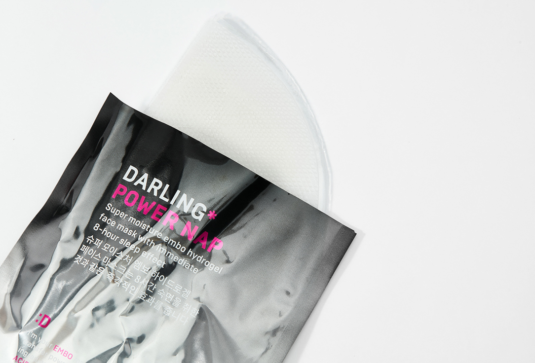 DARLING* Super moistrue hydrogel face sheet mask Power nap 1 pcs DARLING* Super moistrue hydrogel face sheet mask Power nap