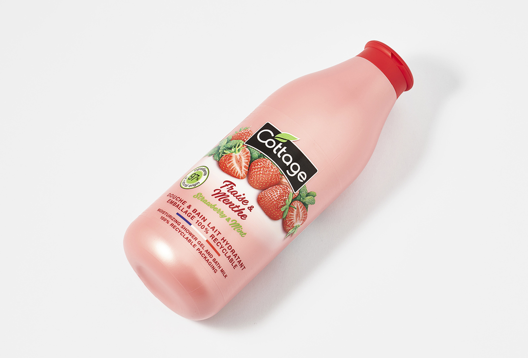 Cottage Moisturizing Shower Gel & Bath milk Strawberry & Mint