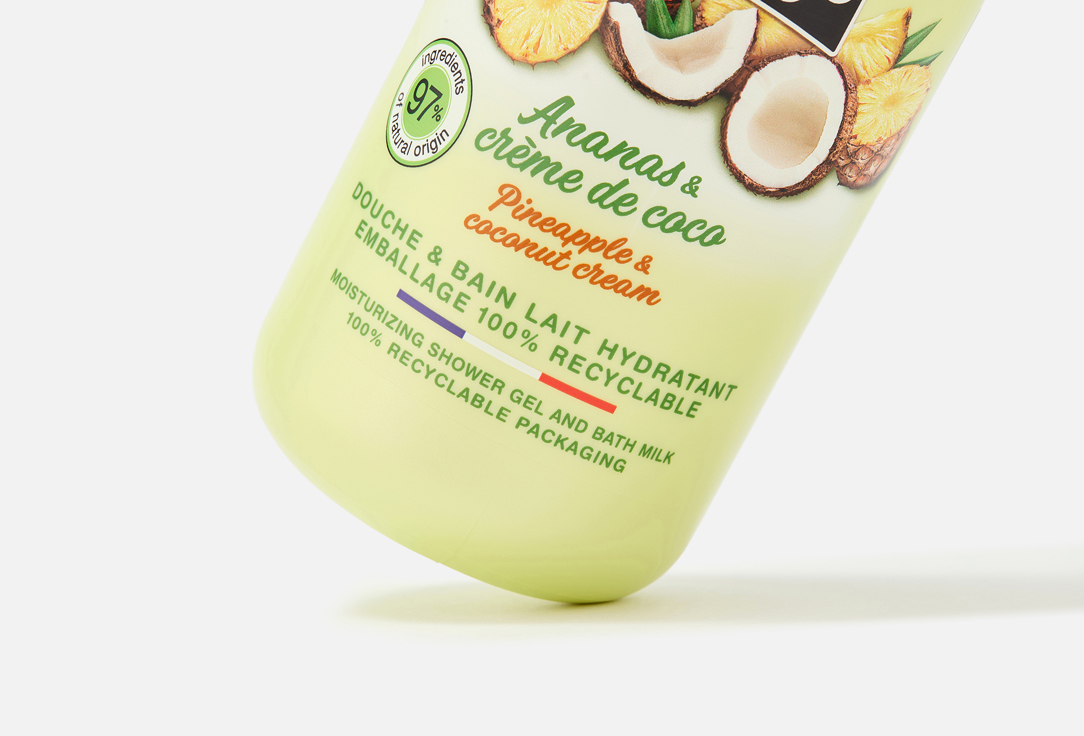 Cottage Moisturizing Shower Gel & Bath milk Pineapple & Coconut Cream