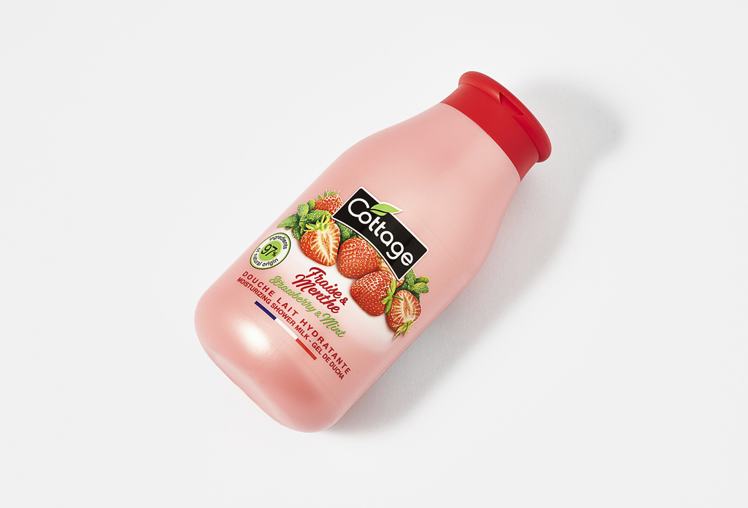 Cottage Moisturizing Shower Milk Strawberry & Mint