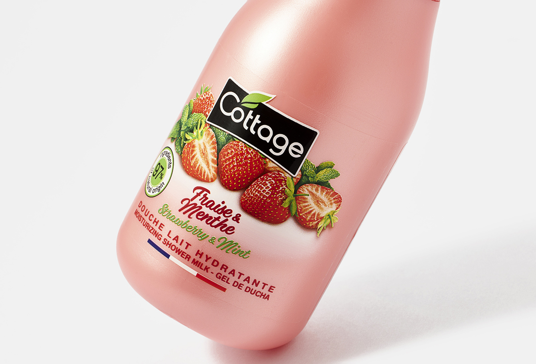 Cottage Moisturizing Shower Milk Strawberry & Mint