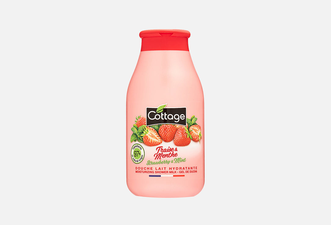 Cottage Moisturizing Shower Milk Strawberry & Mint