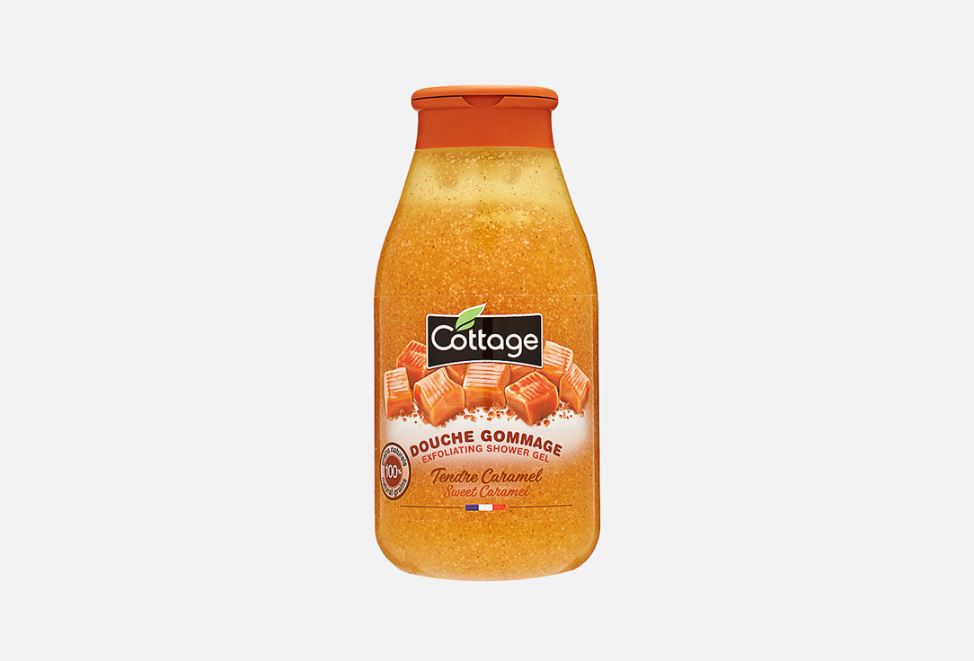 Cottage Exfoliating Shower Gel Sweet Caramel