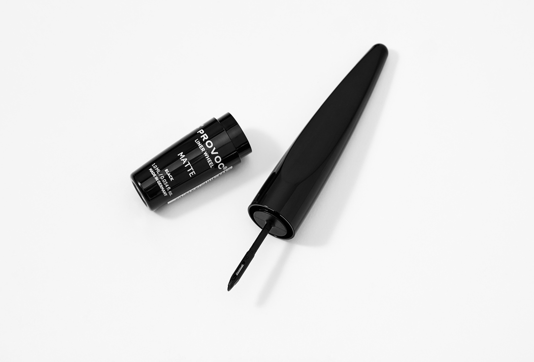 Provoc Liquid Eyeliner Liner Wheel 01, Matte black 1 ml Provoc Liquid Eyeliner Liner Wheel