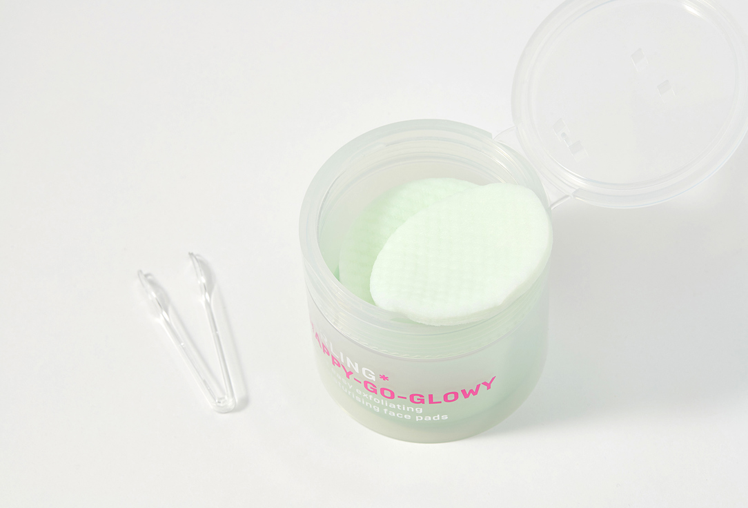 DARLING* Exfoliating face pads Happy-go-glowy