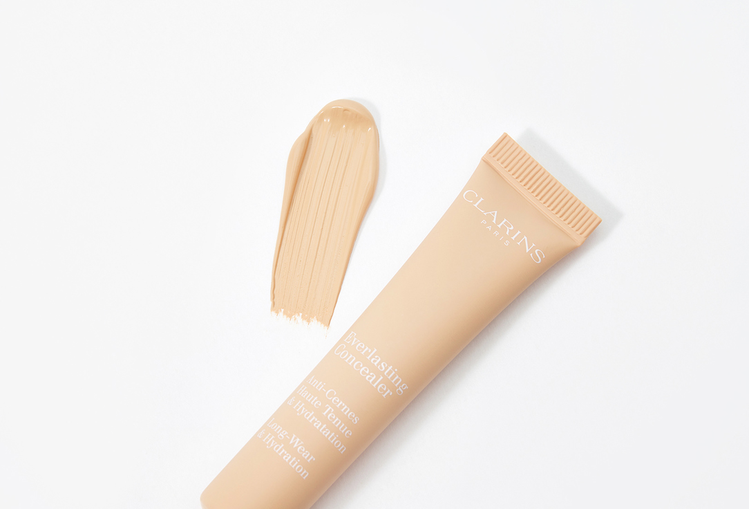 Clarins Long-lasting hydrating concealer Everlasting Concealer 02.5, Medium 12 ml Clarins Long-lasting hydrating concealer Everlasting Concealer