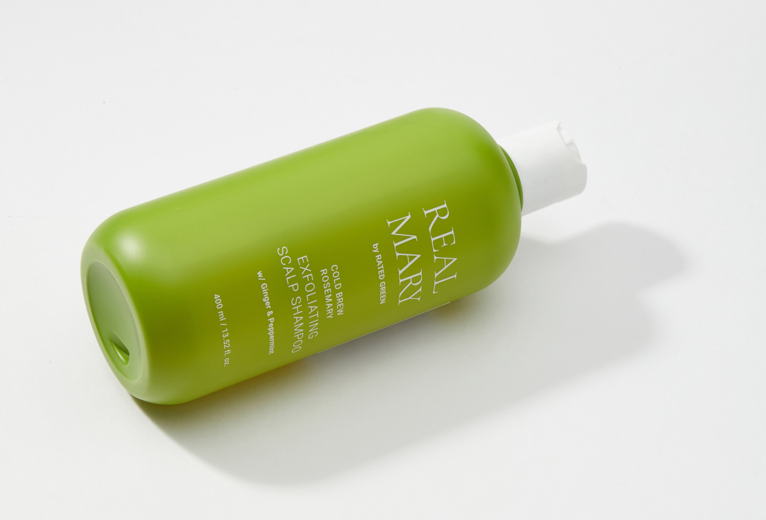 RATED GREEN Exfoliating Scalp Shampoo REAL MARY Cold Brew Rosemary 400 ml RATED GREEN Exfoliating Scalp Shampoo REAL MARY Cold Brew Rosemary