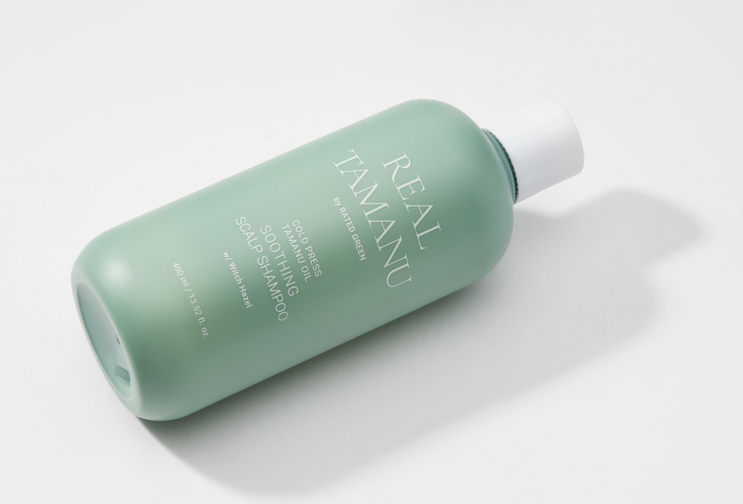 RATED GREEN Soothing Scalp Shampoo REAL TAMANU Cold Pressed Tamanu Oil 400 ml RATED GREEN Soothing Scalp Shampoo REAL TAMANU Cold Pressed Tamanu Oil
