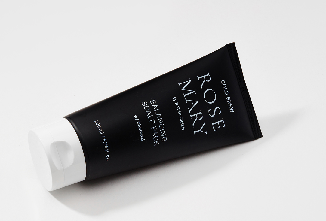 RATED GREEN Exfoliating Scalp Scrub Cold Brew Rosemary Balancing Scalp Pack Charcoal 200 ml RATED GREEN Exfoliating Scalp Scrub Cold Brew Rosemary Balancing Scalp Pack Charcoal