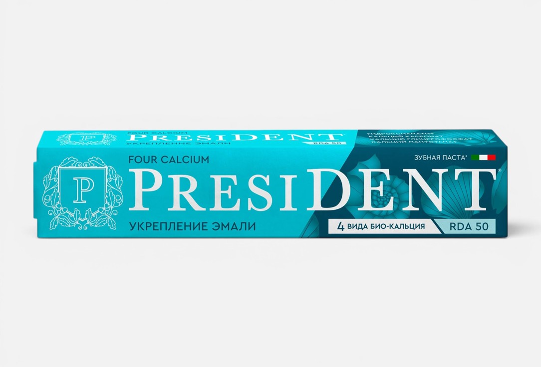 PresiDENT зубная паста FOUR CALCIUM