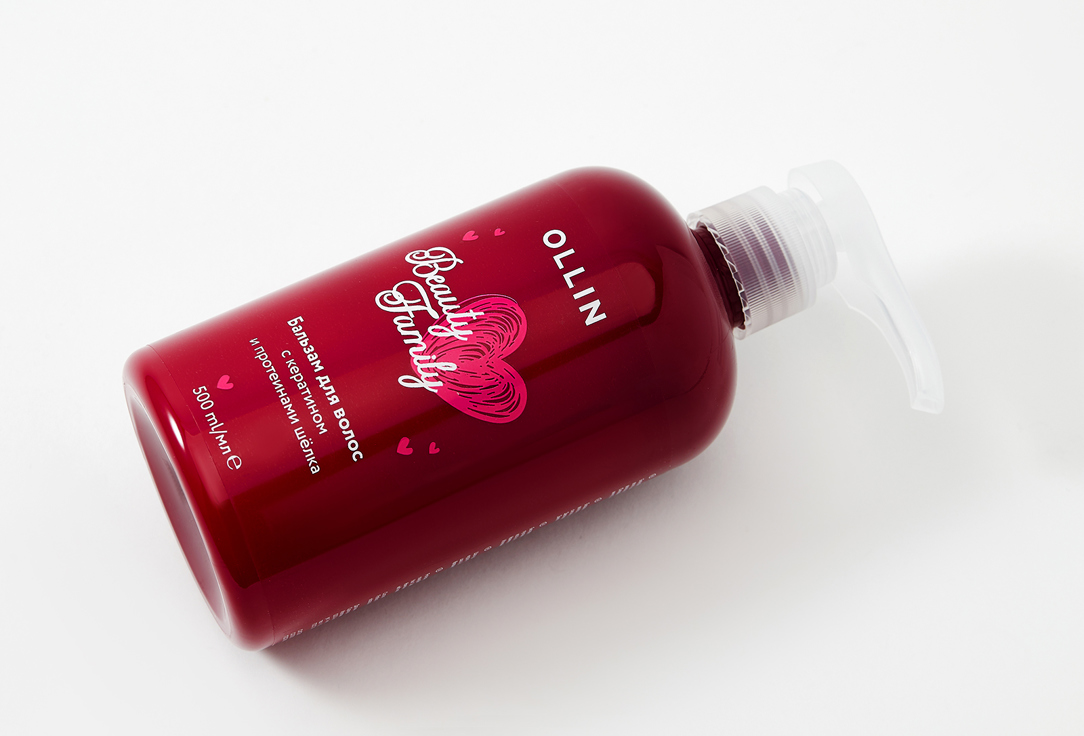 OLLIN Hair Conditioner with Keratin and Silk Proteins Beauty Family