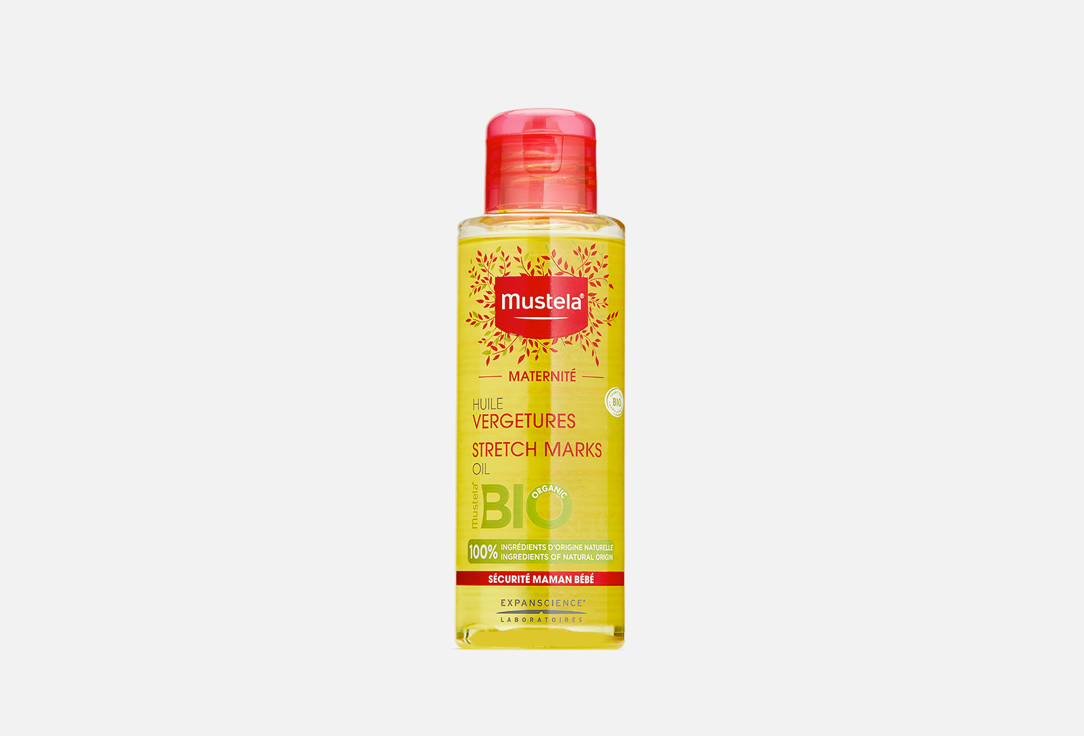 Mustela Certified organic pregnancy oil‑hydratant Stretch Marks 105 ml Mustela Certified organic pregnancy oil‑hydratant Stretch Marks