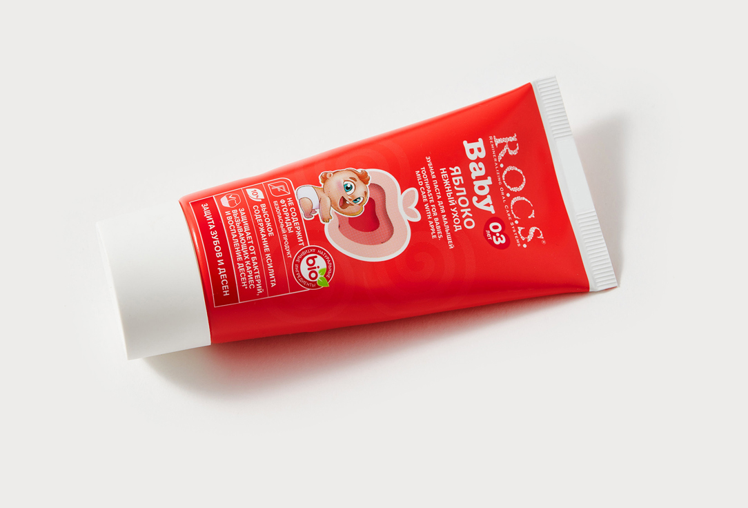 R.O.C.S Toothpaste for Babies 0–3 Years Mild Care with Apple