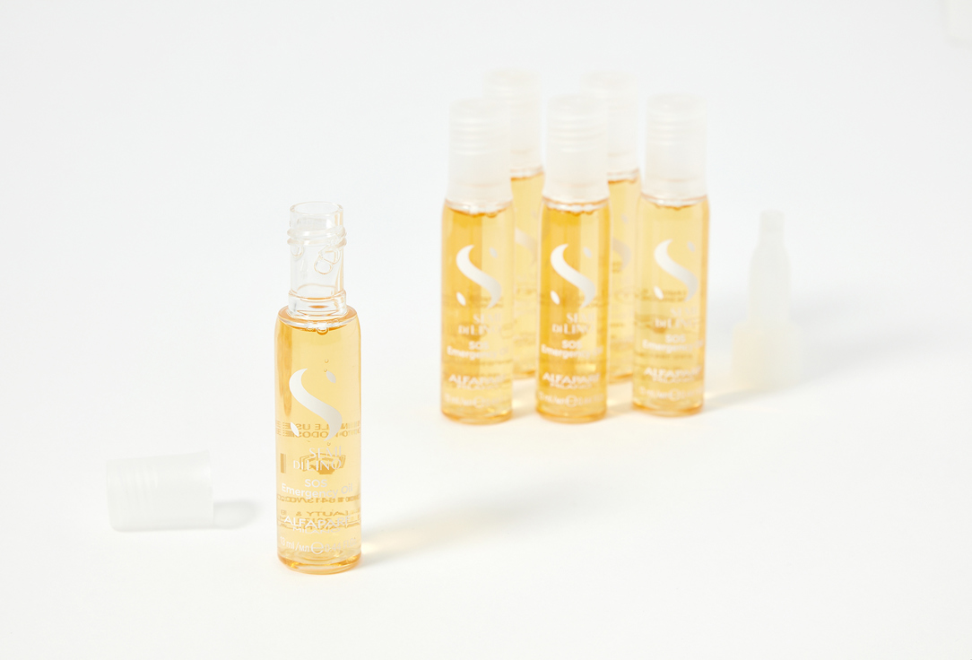 Alfaparf Milano Professional Oil nourishes and repairs the hair fiber Semi Dilino Sos Reparative 6 pcs Alfaparf Milano Professional Oil nourishes and repairs the hair fiber Semi Dilino Sos Reparative