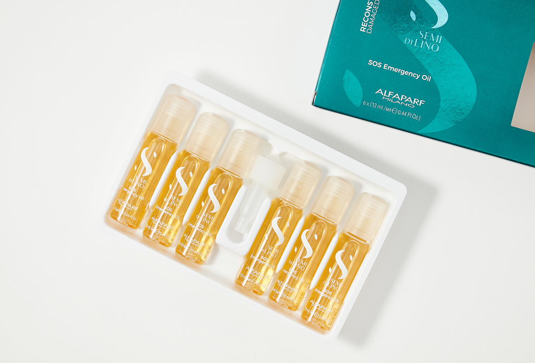 Alfaparf Milano Professional Oil nourishes and repairs the hair fiber Semi Dilino Sos Reparative 6 pcs Alfaparf Milano Professional Oil nourishes and repairs the hair fiber Semi Dilino Sos Reparative