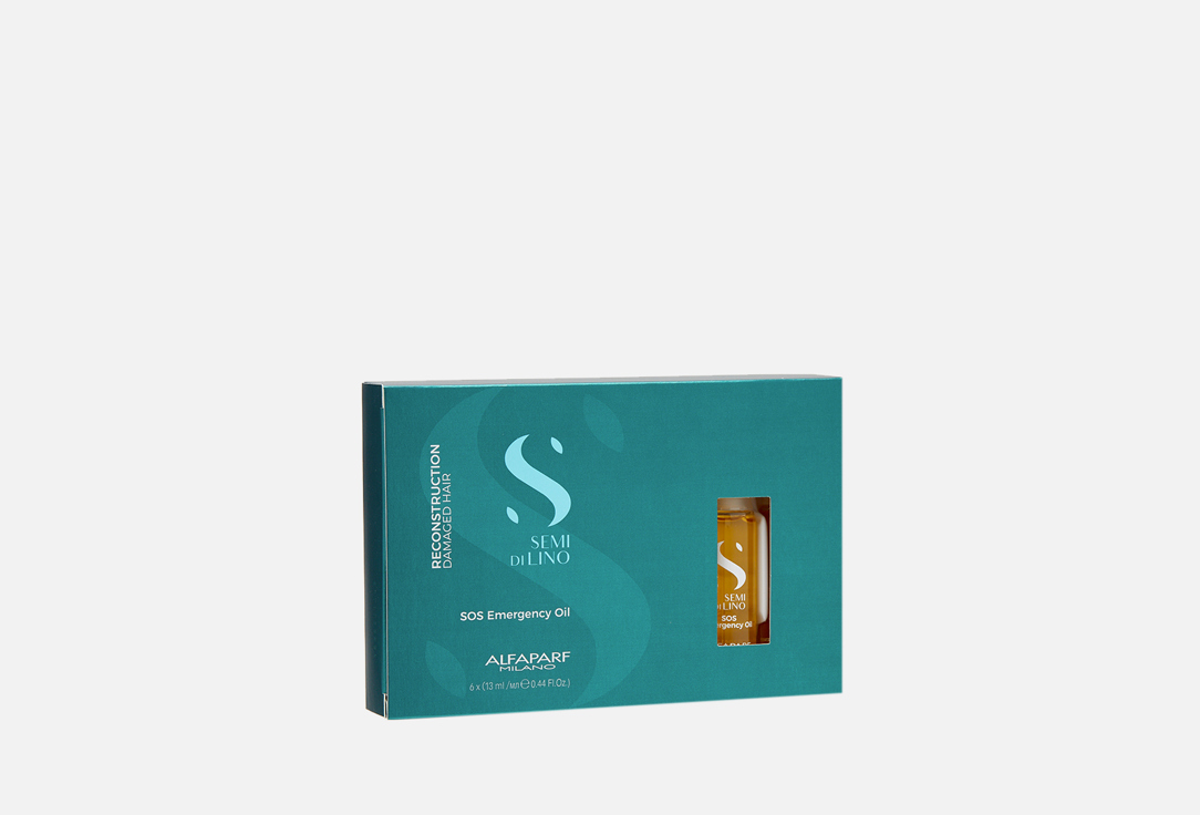 Alfaparf Milano Professional Oil nourishes and repairs the hair fiber Semi Dilino Sos Reparative 6 pcs Alfaparf Milano Professional Oil nourishes and repairs the hair fiber Semi Dilino Sos Reparative