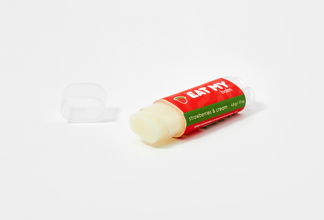 EAT MY Moisturizing & Nourishing Lip Balm Strawberries & cream