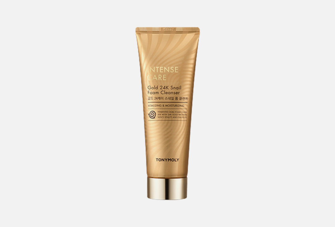 Tony Moly Snail Intense Care Foam face Cleanser Gold 24K