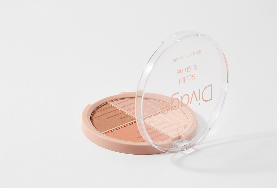 Divage Face Palette Sculpt & Shine 12 g Divage Face Palette Sculpt & Shine