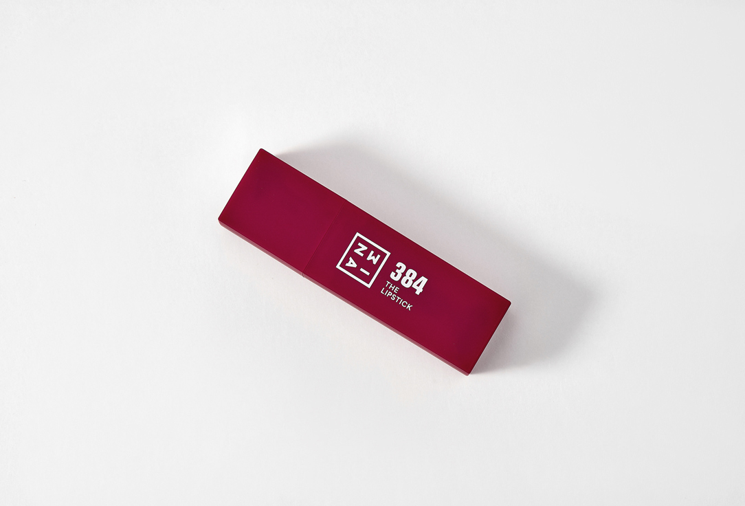 3INA Semi-matte, buttery Lipstick The Lipstick 384, Dark raspberry 4.5 g 3INA Semi-matte, buttery Lipstick The Lipstick