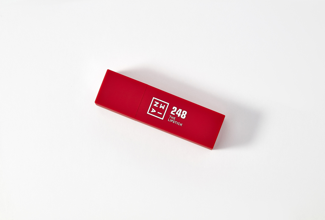 3INA Semi-matte, buttery Lipstick The Lipstick 248, Dark pinkie red 4.5 g 3INA Semi-matte, buttery Lipstick The Lipstick