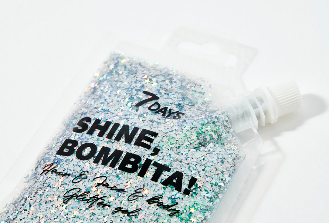 7DAYS Muititasking Glitter-Gel Shine, Bombita! 902, Dope 90 ml 7DAYS Muititasking Glitter-Gel Shine, Bombita!
