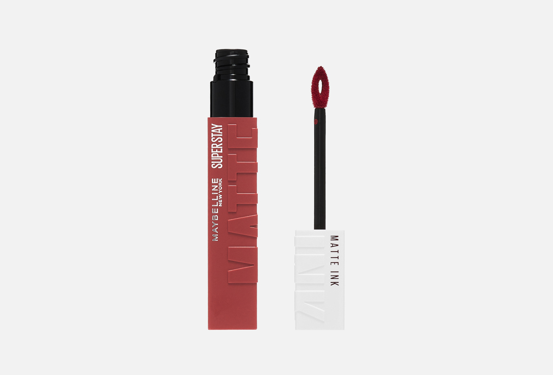 Maybelline New York Стойкая жидкая матовая помада для губ Superstay Matte Ink 335, Hustler 5 мл Maybelline New York Стойкая жидкая матовая помада для губ Superstay Matte Ink