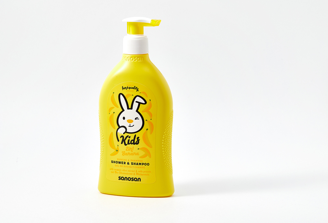 Sanosan Очищающее средство для волос и тела Kids Shower & Shampoo Banana