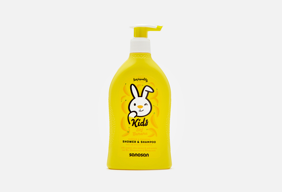 Sanosan Очищающее средство для волос и тела Kids Shower & Shampoo Banana