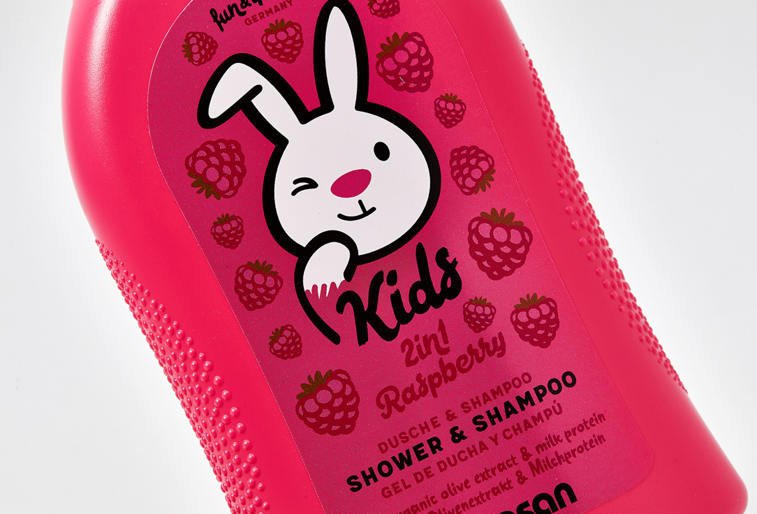 Sanosan Очищающее средство для волос и тела Kids Shower & Shampoo Raspberry