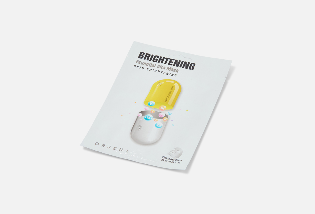 ORJENA Nourishing face sheet mask Brightening Essential Vita