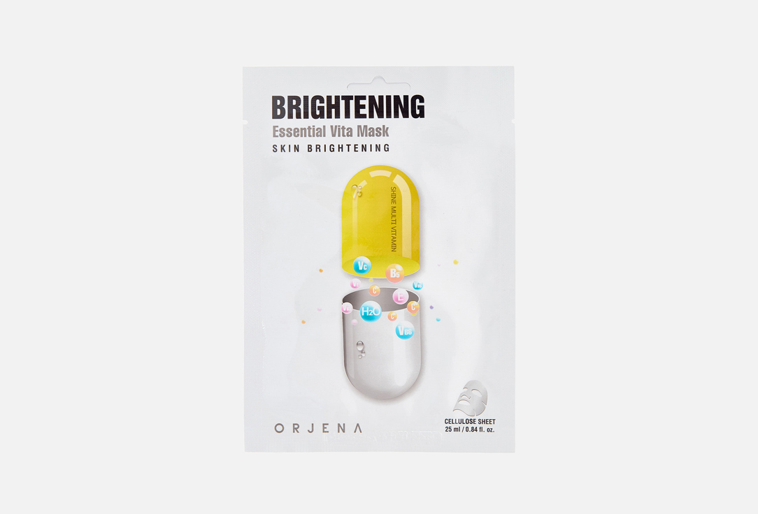 ORJENA Nourishing face sheet mask Brightening Essential Vita