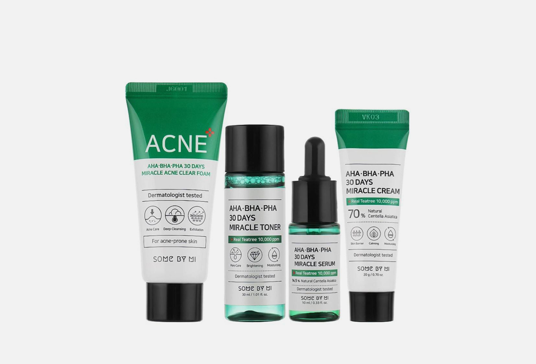 SOME BY MI Skin Care Kit 30 Days Miracle 4 pcs SOME BY MI Skin Care Kit 30 Days Miracle