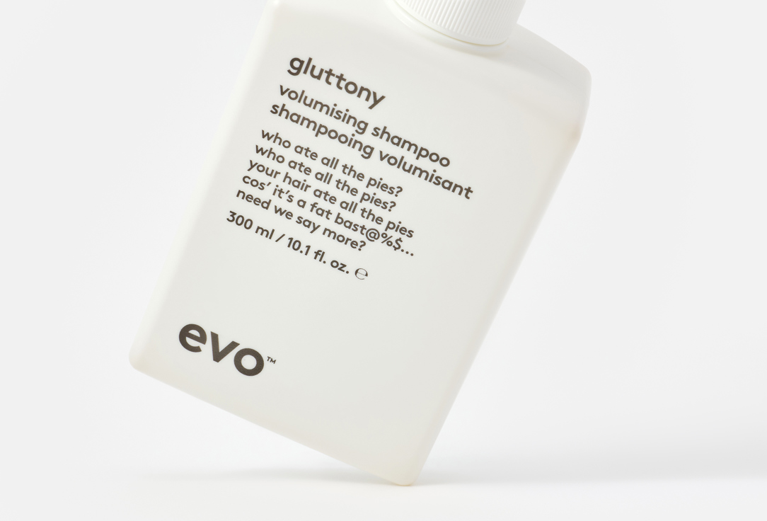 EVO Volumising Hair shampoo gluttony