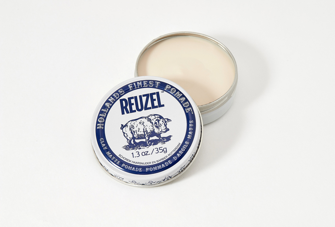 Reuzel Medium hold  No shine Hair clay Clay Matte