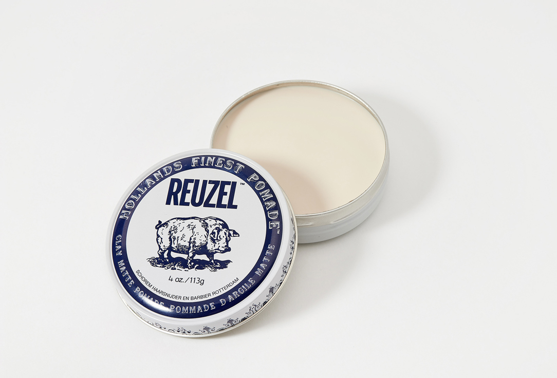 Reuzel Medium hold  No shine Hair clay Clay Matte