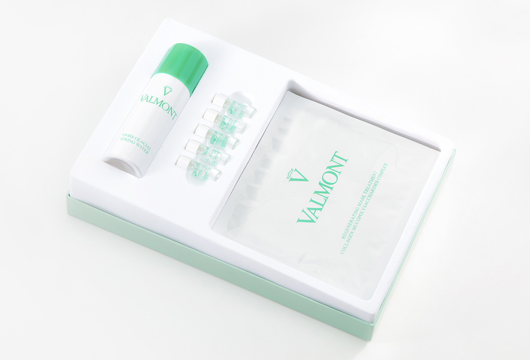 Valmont Moisturizing Collagen Face Sheet Mask Set Regenerating Mask Treatment