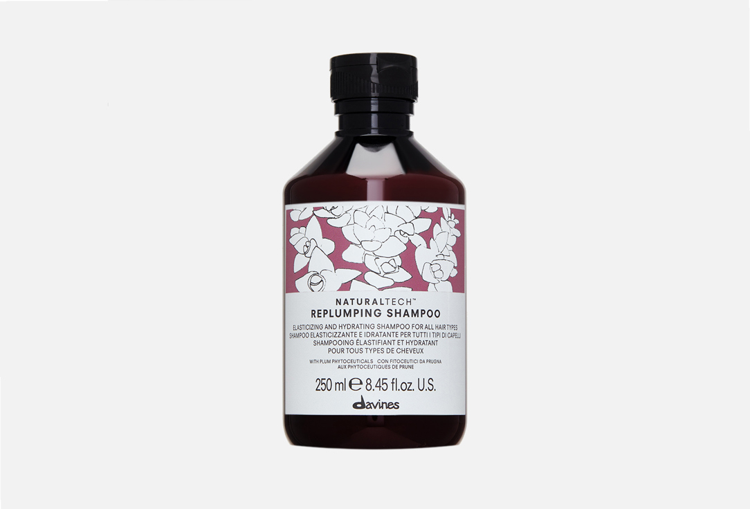 Davines Shampoo for Fine Hair NATURALTECH Replumping Shampoo