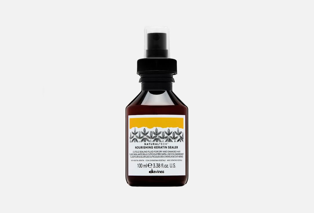 Davines Protective and Strengthening Leave-in Fluid NaturalTech Nourishing Keratin sealer